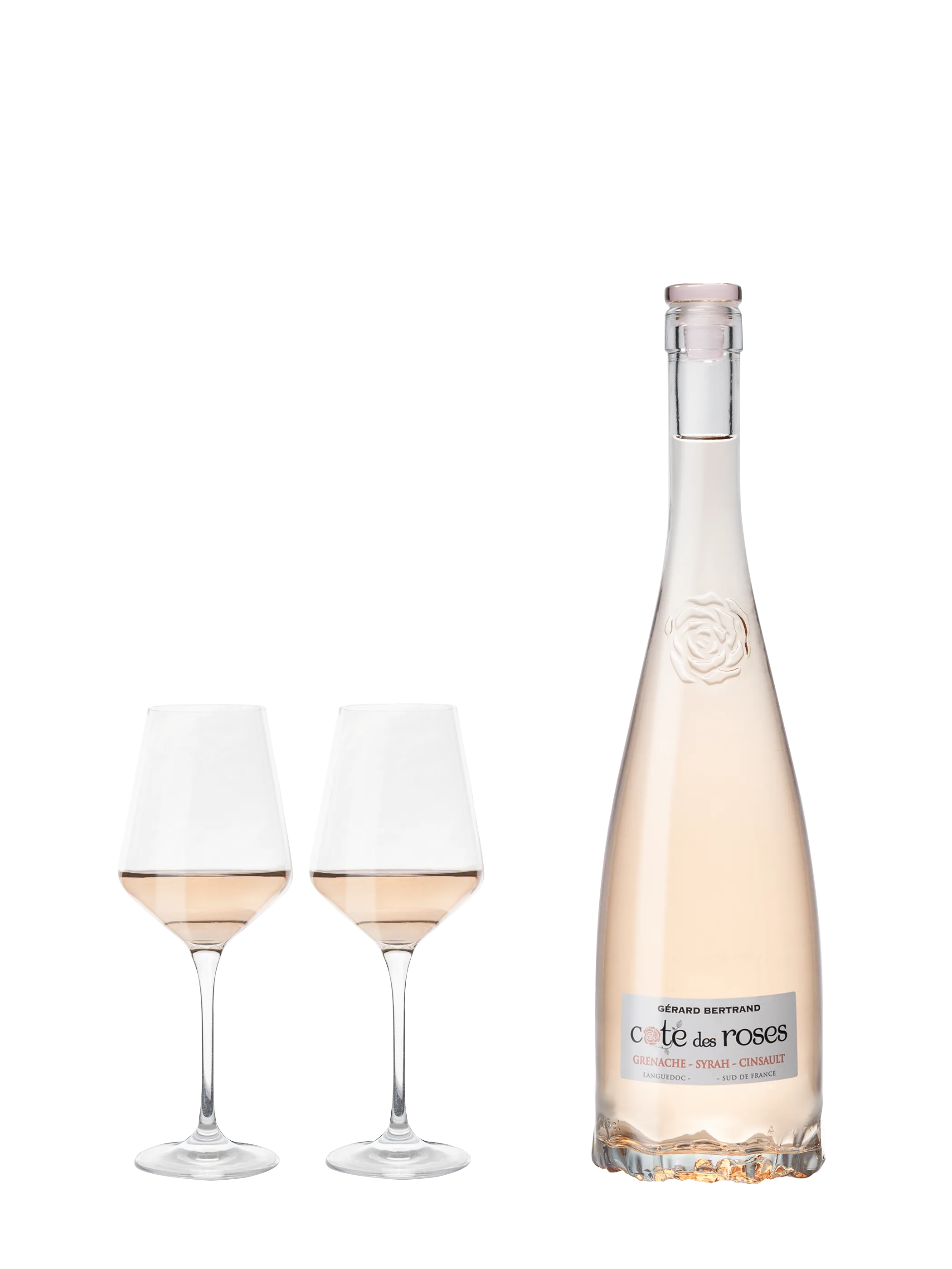 Côte des Roses Rosé in glass